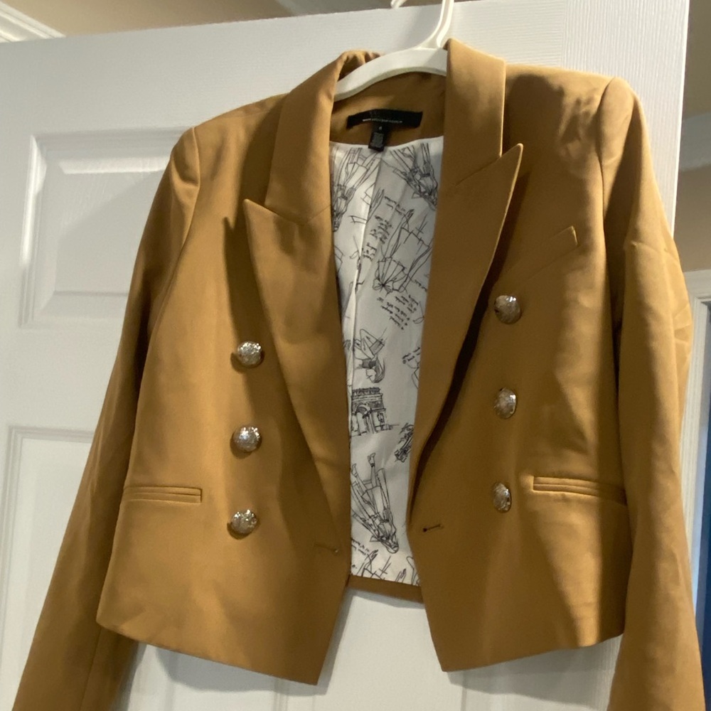 White House Black Market Button Down Blazer Jacket, Size 6